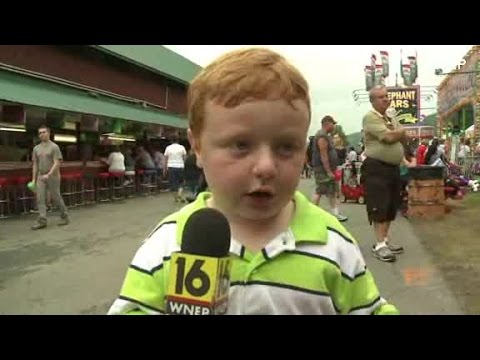 The 'Apparently' kid interviewed at Pennsylvania county fair