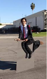 Zach King’s viral TikTok “Magic Broomstick”