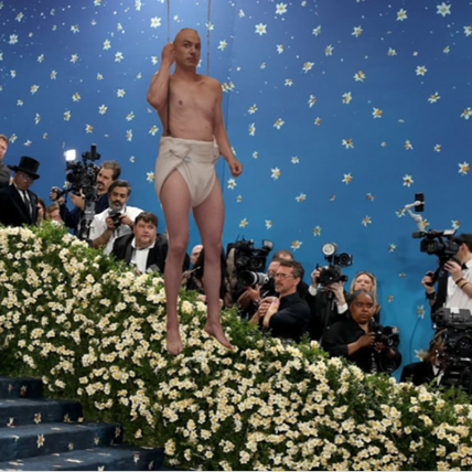 Nathan Fielder Wears a Diaper at the Met Gala