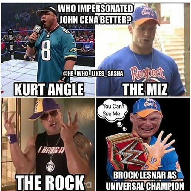 Who impersonated John Cena Better