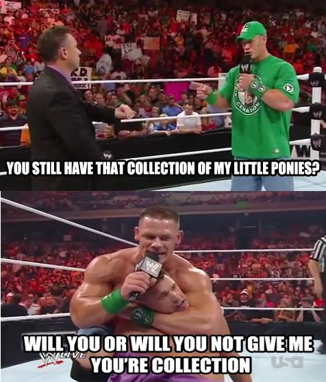 Will you or will you not give me the pebble John Cena Meme